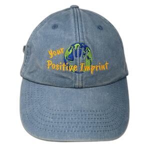 Your Positive Imprint Baseball Cap Blue OS Adjustable Embroidered Beechfield